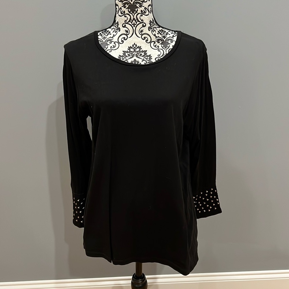 Michael Kors black knit top